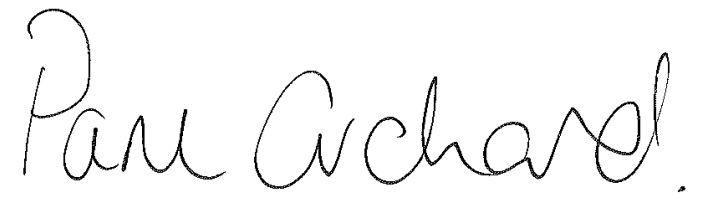 Pam Orchard signature