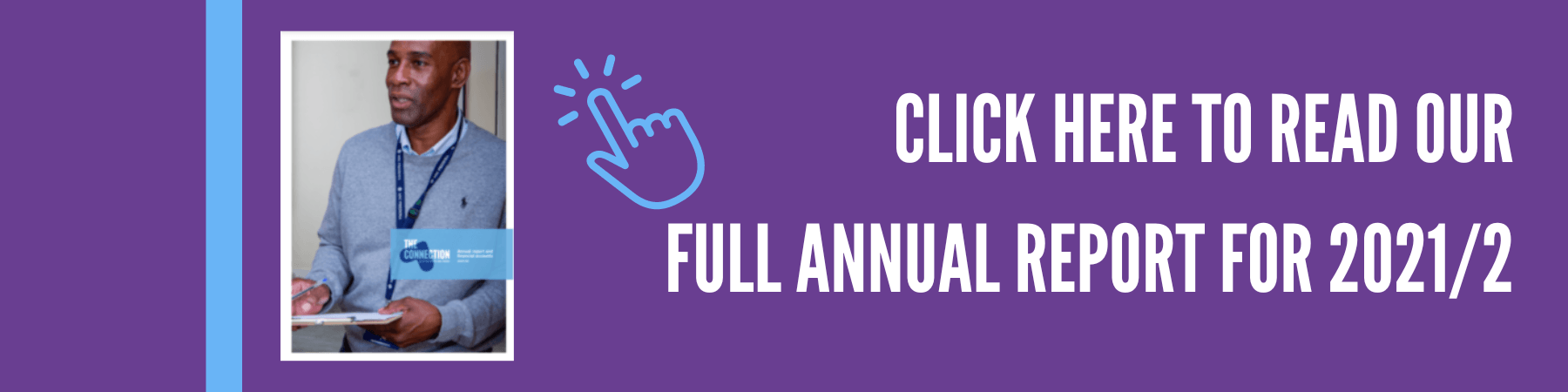 purple background and white text inviting you to read our report in full by clicking here