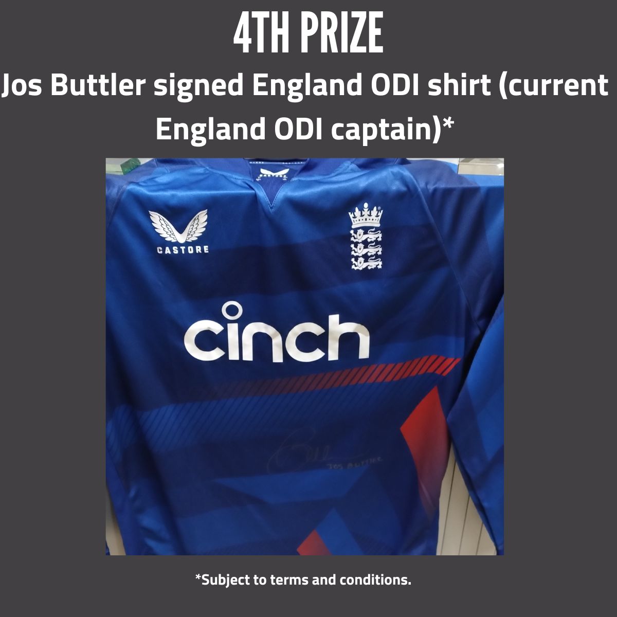Signed Cricket Shirt