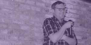 Jay Flynn with microphone 3001CSTM