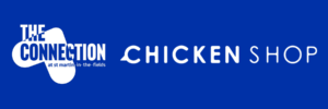 The Chicken Shop and THe Connection's logos